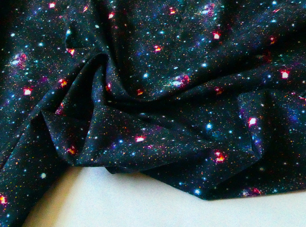 navy galaxtic fabric 