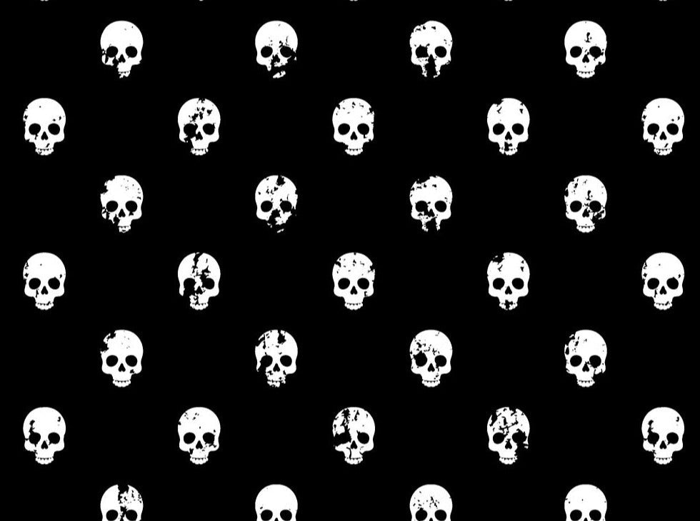 designer skull fabric