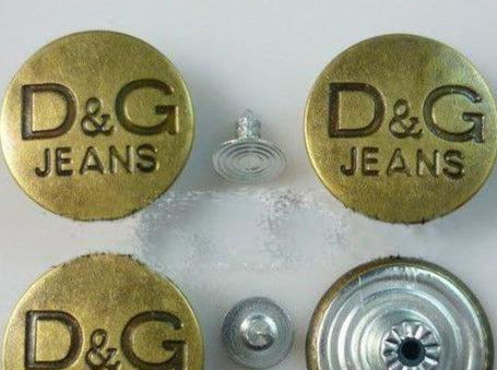 D&G jeans buttons