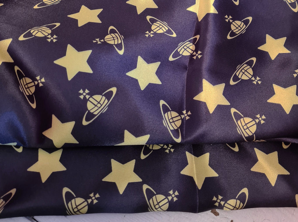 vivienne westwood crown and stars fabric 