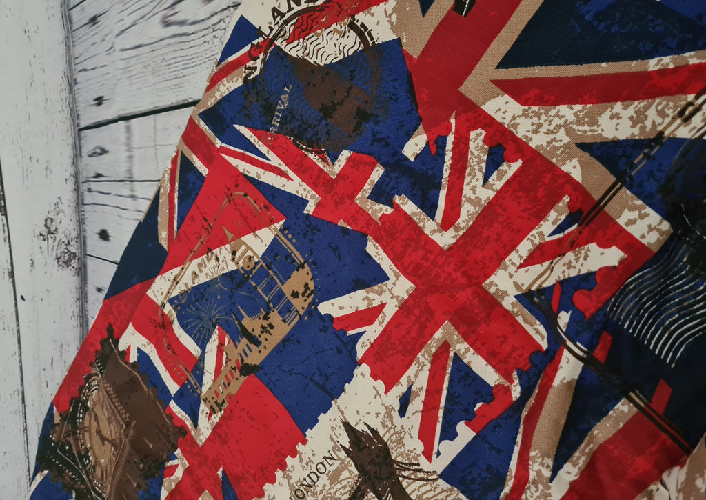 british themed fabric 
