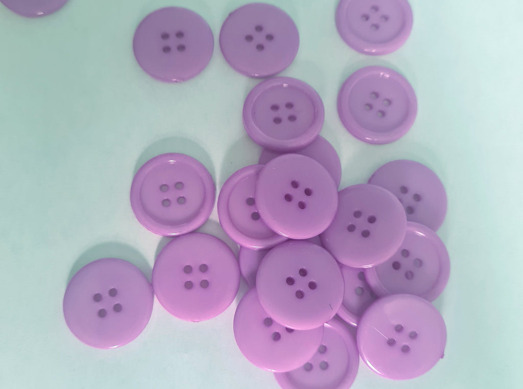 purple round buttons uk