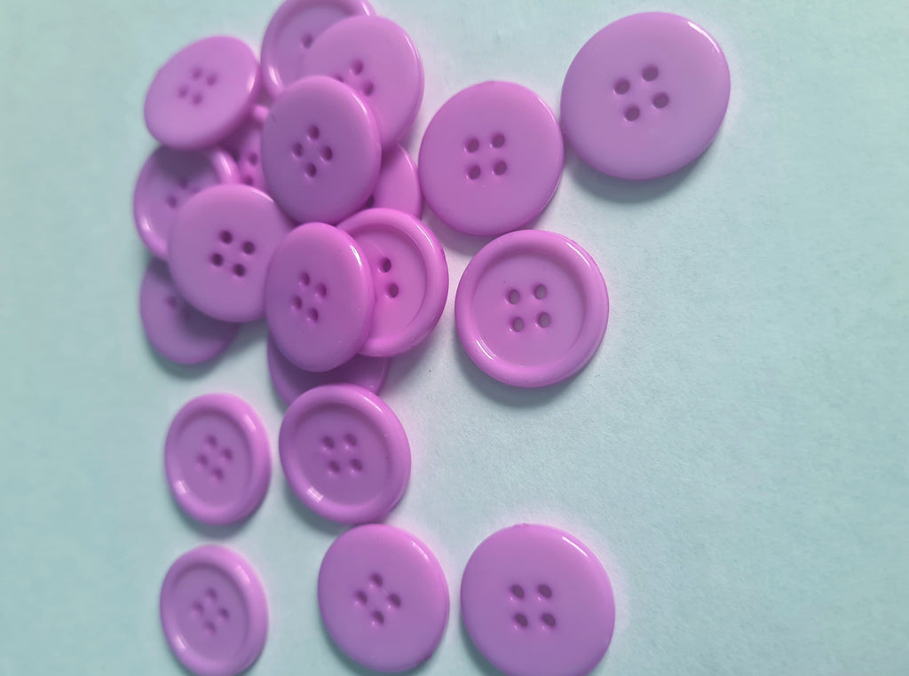 light purple round buttons