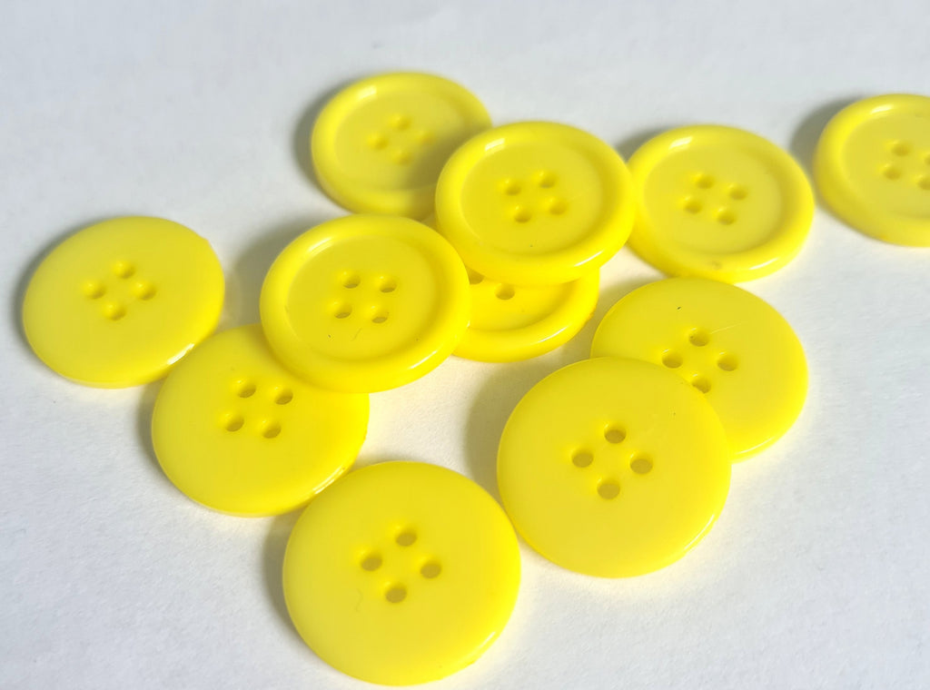 yellow round buttons
