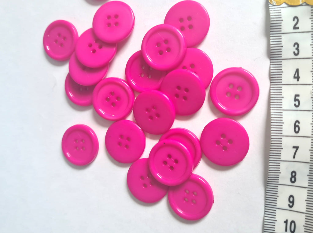 pink round buttons 