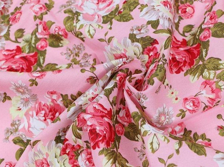 vintage style  floral fabric