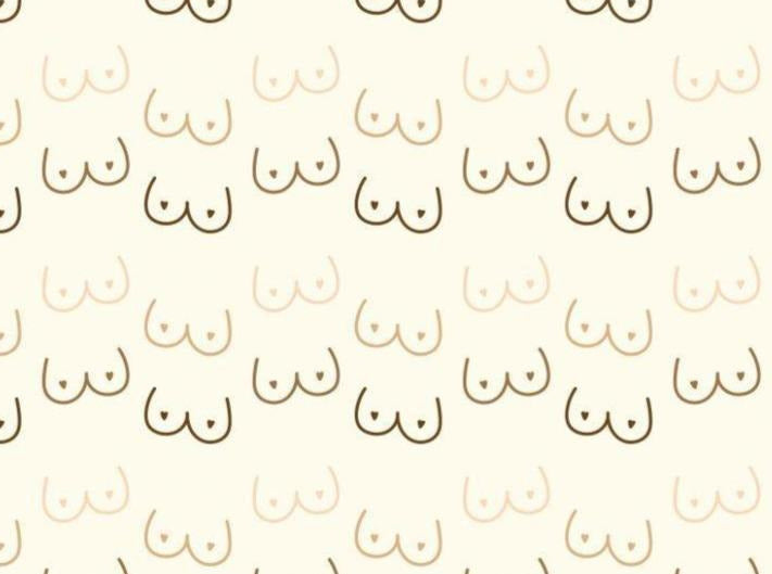 boobies cotton fabric 