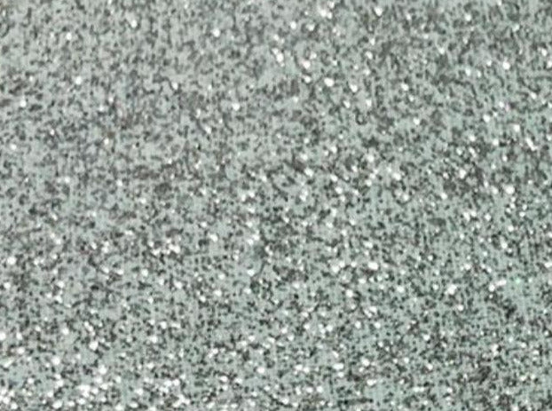 silver glitter cotton fabric 