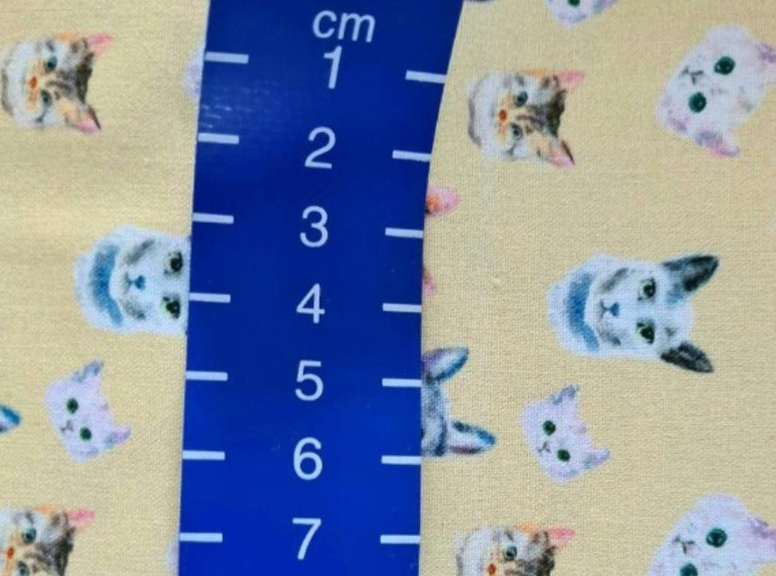 cats cotton fabric 