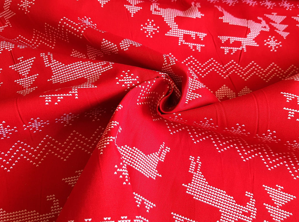 christmas fabric remnant
