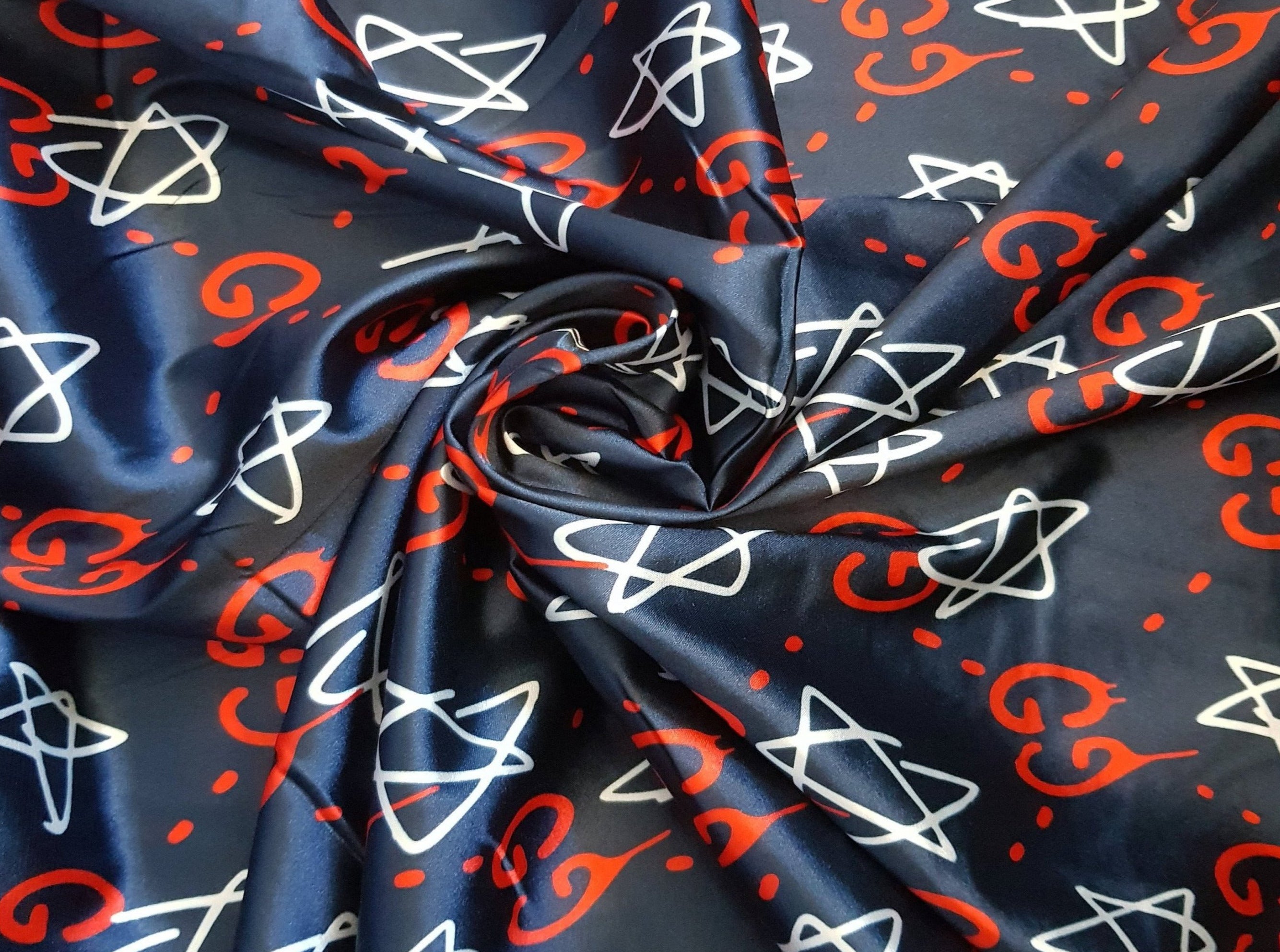 red louis vuitton fabric