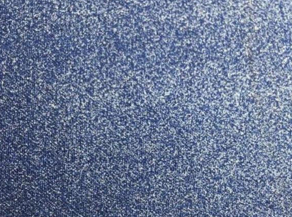 blue glitter coated cotton london